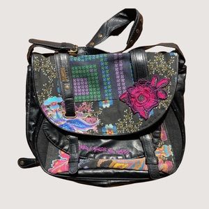Cute “Rainbow makes me happy” Desigual Crossbody Bag